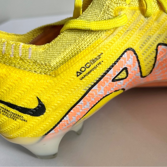Nike Zoom Mercurial Vapor 15 Elite FG Yellow Strike lucent pack mens 7 cleat - Picture 5 of 9
